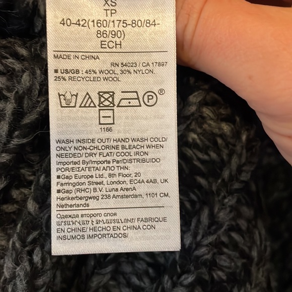 NWT Banana Republic Italian Wool Blend Marled Mockneck Sweater - Picture 10 of 12